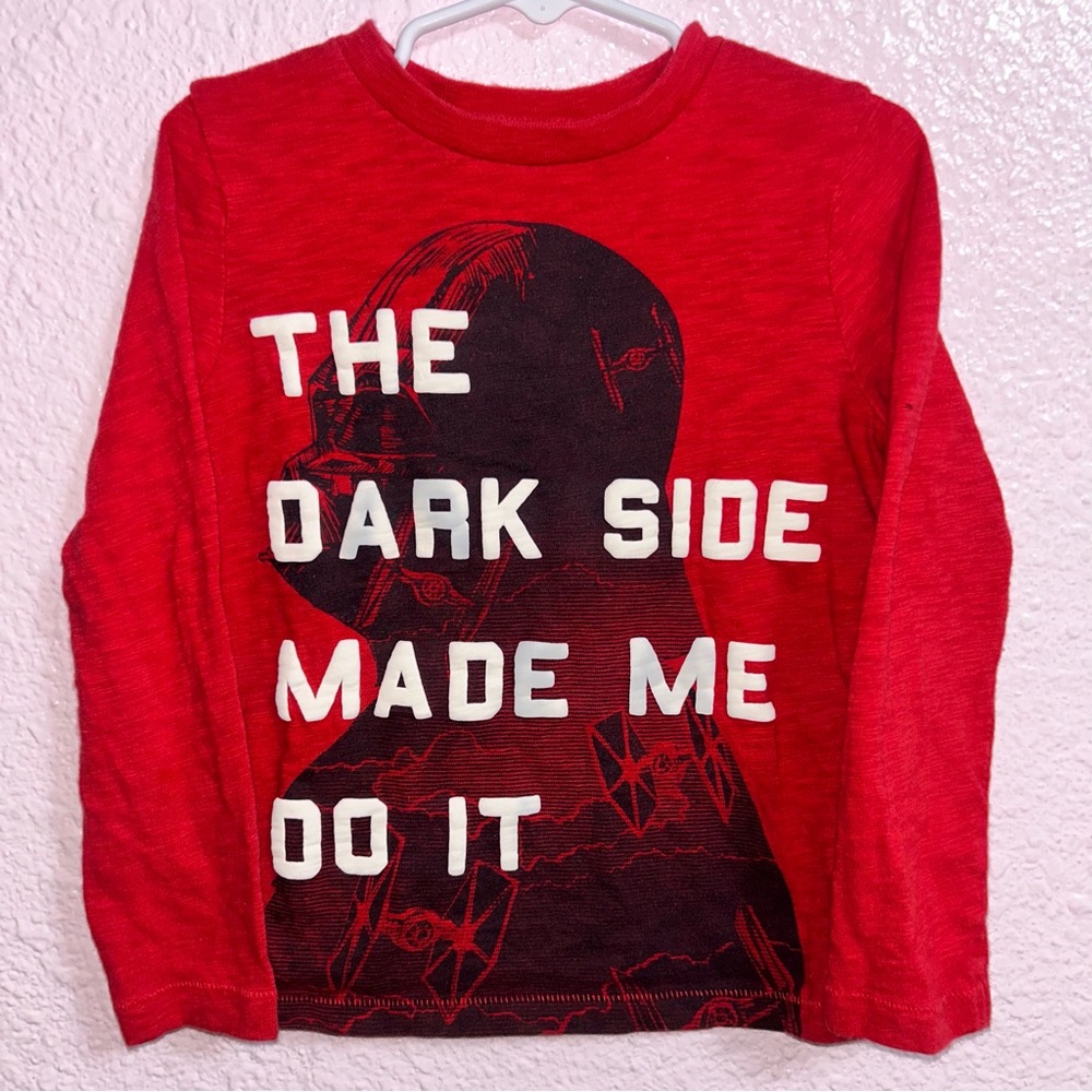 GAP Red Graphic Long Sleeve Tee